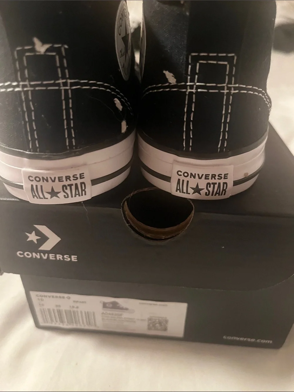 Converse Kids Chuck Taylor All Star Black and White High-Top Sneakers